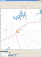 Baylor, Tx Carrier Route Wall Map