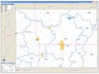 Beadle, Sd Carrier Route Wall Map