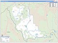 Beaverhead, Mt Carrier Route Wall Map