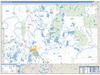 Becker, Mn Carrier Route Wall Map
