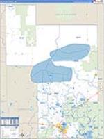 Beltrami, Mn Carrier Route Wall Map