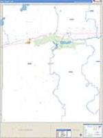 Bent, Co Carrier Route Wall Map