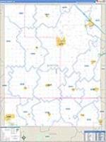 Benton, Ia Carrier Route Wall Map