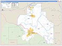 Bibb, Al Carrier Route Wall Map