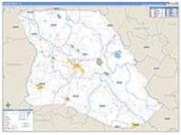 Bladen, Nc Carrier Route Wall Map