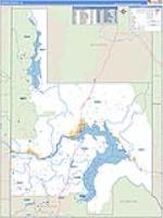 Bonner, Id Carrier Route Wall Map