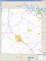 Boone, Ar Carrier Route Wall Map