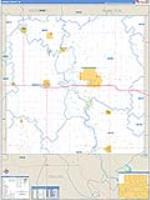 Boone, Ia Carrier Route Wall Map