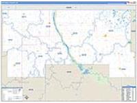Bottineau, Nd Carrier Route Wall Map