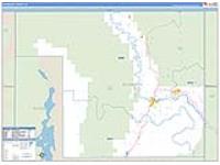 Boundary, Id Carrier Route Wall Map