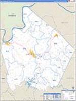 Breckinridge, Ky Carrier Route Wall Map