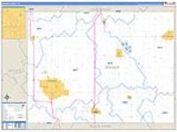 Bremer, Ia Carrier Route Wall Map