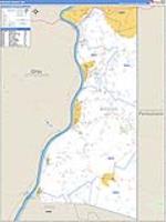 Brooke, Wv Carrier Route Wall Map