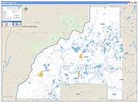 Burnett, Wi Carrier Route Wall Map