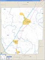 Butler, Al Carrier Route Wall Map