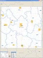 Butler, Ia Carrier Route Wall Map