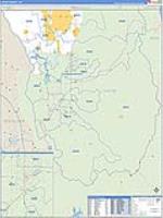 Cache, Ut Carrier Route Wall Map