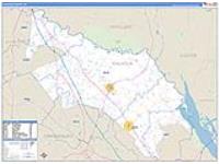 Calhoun, Sc Carrier Route Wall Map