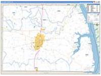 Calloway, Ky Carrier Route Wall Map