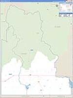 Camas, Id Carrier Route Wall Map