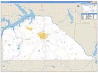 Camp, Tx Carrier Route Wall Map