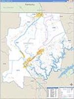Campbell, Tn Carrier Route Wall Map