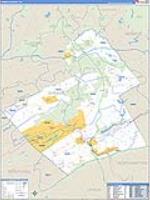 Carbon, Pa Carrier Route Wall Map