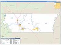 Carbon, Ut Carrier Route Wall Map