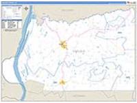 Carlisle, Ky Carrier Route Wall Map