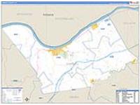 Carroll, Ky Carrier Route Wall Map