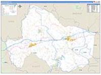 Carter, Ky Carrier Route Wall Map