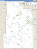 Carter, Mt Carrier Route Wall Map