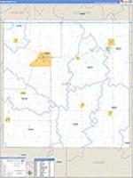 Cass, Ia Carrier Route Wall Map