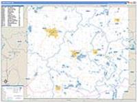 Cass, Mi Carrier Route Wall Map