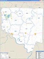 Chariton, Mo Carrier Route Wall Map