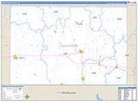 Chautauqua, Ks Carrier Route Wall Map