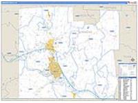 Chemung, Ny Carrier Route Wall Map