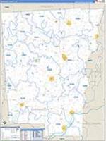 Chenango, Ny Carrier Route Wall Map