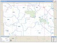 Cherry, Ne Carrier Route Wall Map
