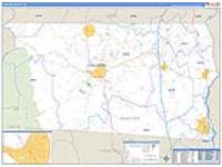 Chester, Sc Carrier Route Wall Map