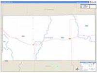Cheyenne, Co Carrier Route Wall Map