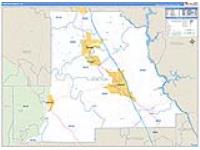 Chilton, Al Carrier Route Wall Map