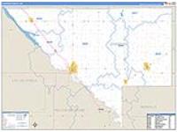 Chippewa, Mn Carrier Route Wall Map