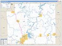Chippewa, Wi Carrier Route Wall Map