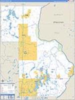 Chisago, Mn Carrier Route Wall Map