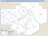 Chouteau, Mt Carrier Route Wall Map