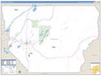 Churchill, Nv Carrier Route Wall Map