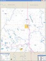 Clare, Mi Carrier Route Wall Map