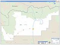 Clark, Id Carrier Route Wall Map