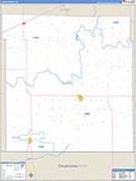 Clark, Ks Carrier Route Wall Map